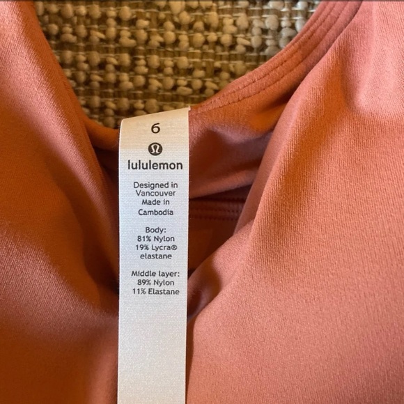 Lululemon Align tank rustic coral - Picture 5 of 5